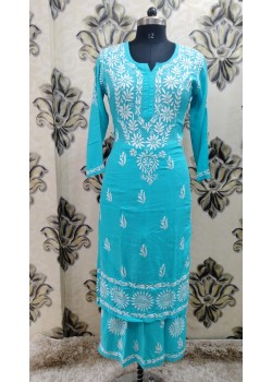 Cotton Kurti Blue