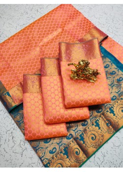 Orange Silk Saree